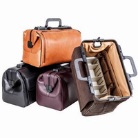 Arzttasche -Rusticana- Leder   braun 2 Vortaschen